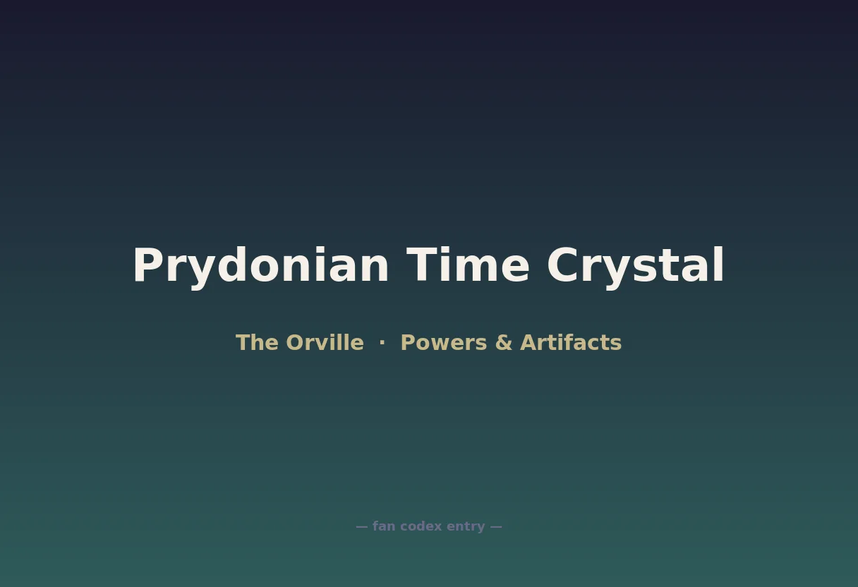 Prydonian Time Crystal