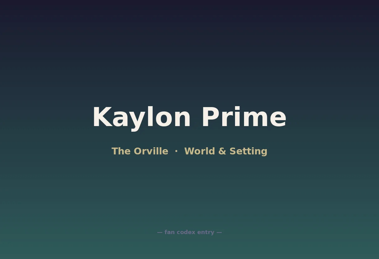 Kaylon Prime